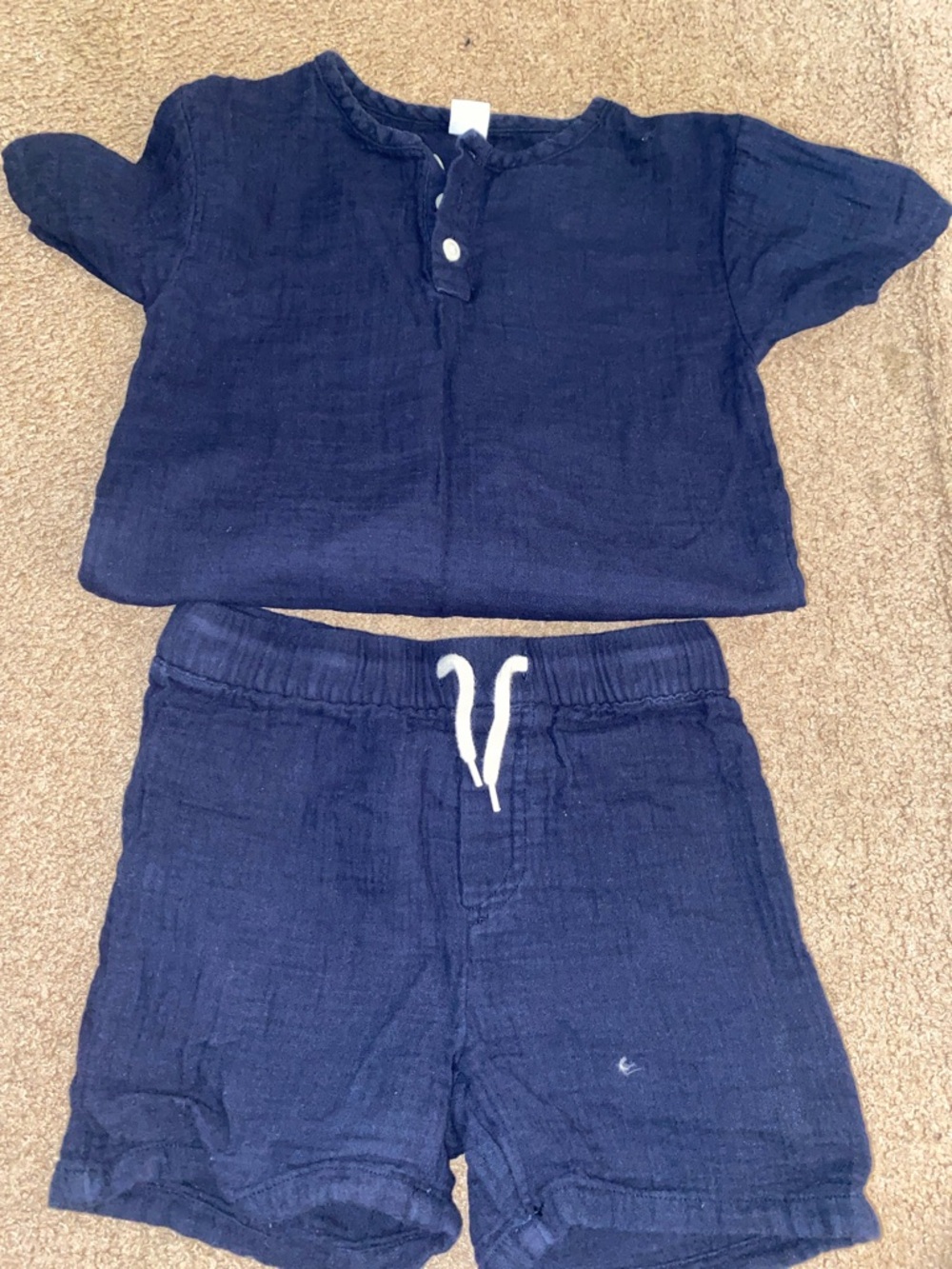 GAP Navy Blue Two-Piece Kids Matching Set